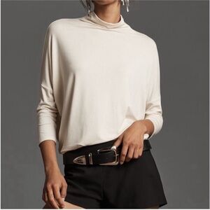 Babaton Cowl Neck Ivory Long Sleeve